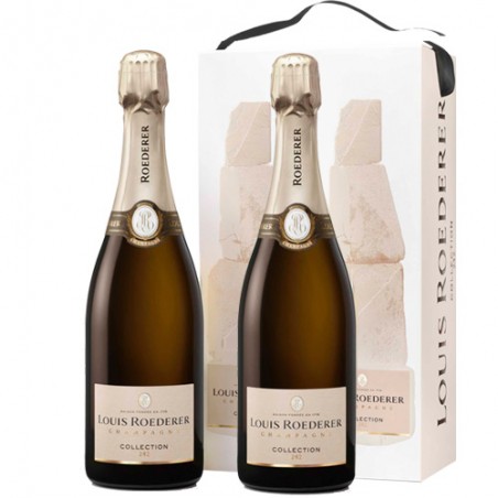 Louis Roederer      Champagne BRUT COLLECTION - Astuccio con 2 bottiglie - 150 cl