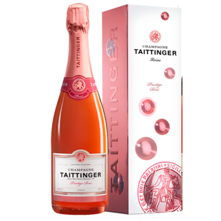 Taittinger     Champagne Brut Prestige Rosé con astuccio - 75 cl